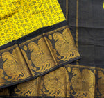 Hamsa Sungudi cotton saree with Tamil script print