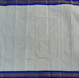 Rukmini Handwoven Gadwal cotton with silk kuttu border