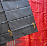 Kaali silk Chinnalampattu with blouse