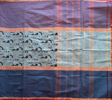 Akula Kanchi cotton printed muppangu / mubbagam saree
