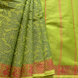 Vanchita - cotton chettinad saree with all over thread work