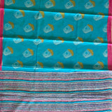 Popcorn khao masth ho jao mul cotton saree with blouse