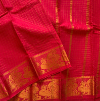 Lalita - Kattam checks Madurai Sungudi with blouse