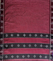 Krithi handwoven Patteda Anchu saree baby kolam print with blouse