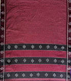 Krithi handwoven Patteda Anchu saree baby kolam print with blouse