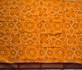 Mangala Bandhini print Sungudi cotton saree - The Maggam Collective