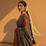 Jasika - Mubbagam saree with large Vanasingaram design