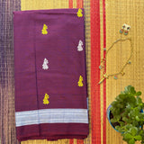 Ratnaprabha handwoven Siddipet gollabhama saree - The Maggam Collective