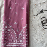 Kundanika kutch hand embroidery on silk
