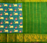 Samajavaragamana pichwai on Madurai Sungudi saree