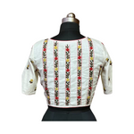 Ananya Premium cotton blouse with French knots