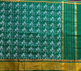 Vamika Venkatagiri saree with kadhi border and cow print