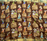 Adbhuta Bapu Navarasa print on Chennur silk saree