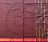Guntur saree on sale due to weaving pulls and gaps