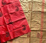 Maanga handwoven silk Chinnalampattu with blouse