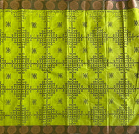 Anjale Kolam block prints Chettinad cotton saree