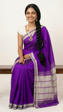 Vikrama zero zari pure silk handwoven kanjivaram saree