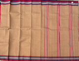 Vaidehi handwoven Narayanpet cotton saree - The Maggam Collective