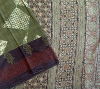 Aahana - Sanganeri block printed mul cotton saree