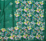 Rainforest rhapsody printed Kota silk cotton saree