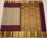 Manuja handwoven pure silk Kanjivaram saree