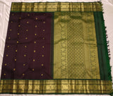 Ni नी Satyabhama handwoven pure silk Kanjivaram