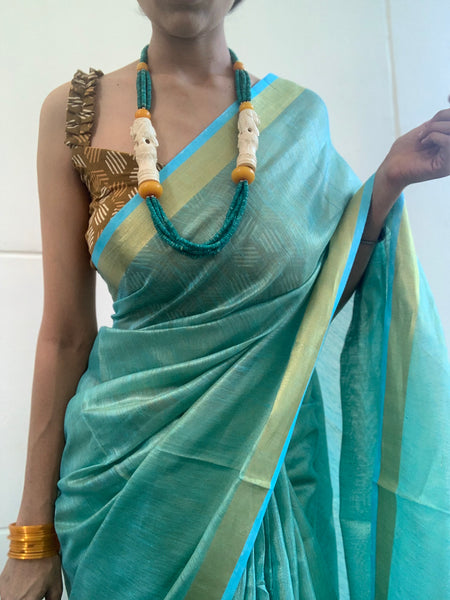 Tissue Saree Pure Linen Saree Indian Women's Handloom Saree for Festive  Wedding Sari Women Clothing Indian Sari Gifts Made in India Fabric - Etsy |  Saree look, Saree designs party wear, Indian