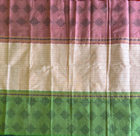 Durgama Kanchi cotton muppangu / mubbagam saree kolam printed