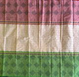 Durgama Kanchi cotton muppangu / mubbagam saree kolam printed