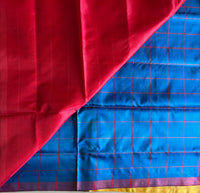 Kavya handwoven silk Chinnalampattu with blouse