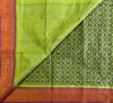 Valarmathi Kanchi cotton saree annapakshi Rudraksha motifs