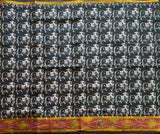 Veena Venkatagiri saree with kadhi ikat border and cow print