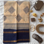 Sujatha Sungudi saree with Kolam