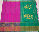 Aadi flash sale handwoven pure silk Kanjivaram saree Aashadam sale