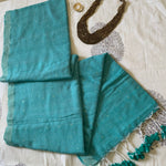 Beyond the skies - cotton saree with sequins - Diwali saree