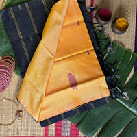 Golden eye handwoven silk Chinnalampattu