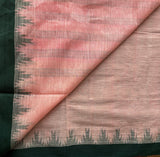 Mrunalini Ponduru handspun and handwoven cotton saree with additional blouse