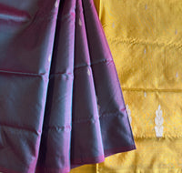 Poorva handwoven silk Chinnalampattu with blouse