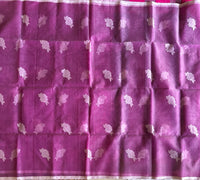 Anubha Organza Jamdani saree with blouse