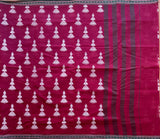 Sarada Bandarulanka Kora cotton handprinted saree