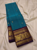 Re रे  Neelambari handwoven pure silk Kanjivaram