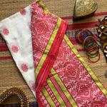 Urvi mul cotton saree with thread work