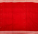 Veedhi chivaruna illu Pasalapudi Handloom saree with blouse - The Maggam Collective
