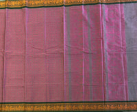 Sivagamasundari Kanchi cotton saree annapakshi Rudraksha motifs