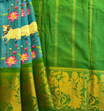 Samajavaragamana pichwai on Madurai Sungudi saree