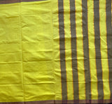 Bright Walden handwoven cotton Mangalgiri with Nizam border - The Maggam Collective