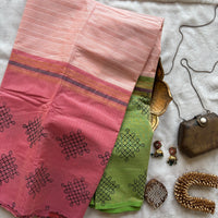 Nityaklinna Kanchi cotton muppangu / mubbagam saree Pichwai printed