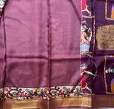 Shringara Bapu Navarasa print on Chennur silk saree