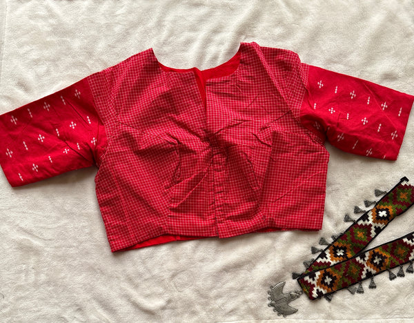 Komala readymade handloom cotton blouse