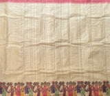 Summer gathering pure tussar silk saree